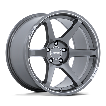 Motegi Battle VI 18X9.5 5X4.5 72 +25 GL-GUNMETAL-MCH-LIP