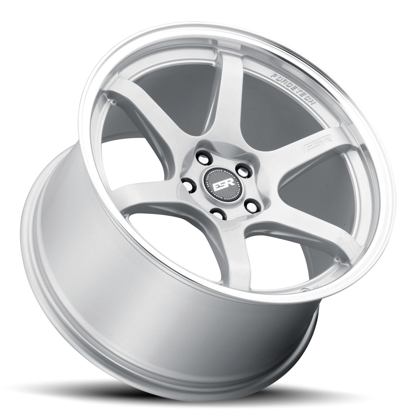 ESR APX6 18X9.5 5X120 +22 72.56 HYPER SILVER MACHINE LIP