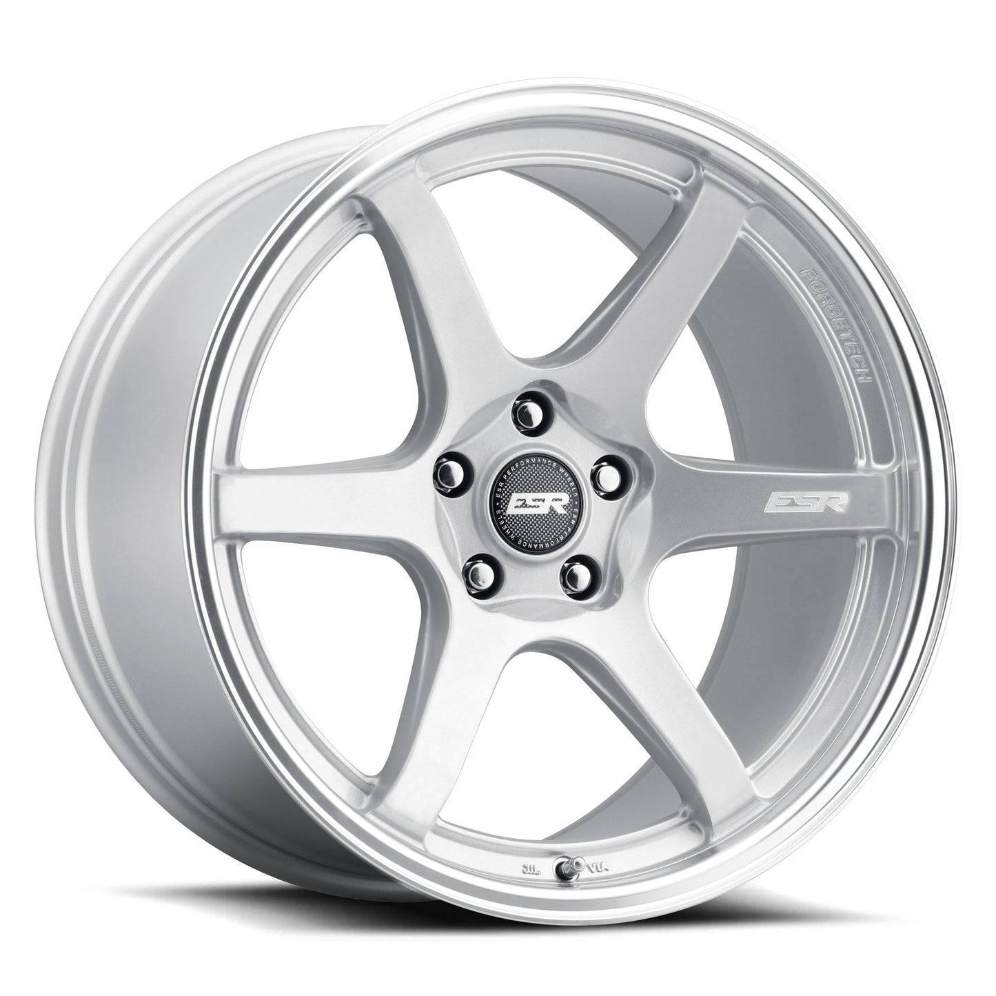 ESR APX6 18X9.5 5X120 +22 72.56 HYPER SILVER MACHINE LIP