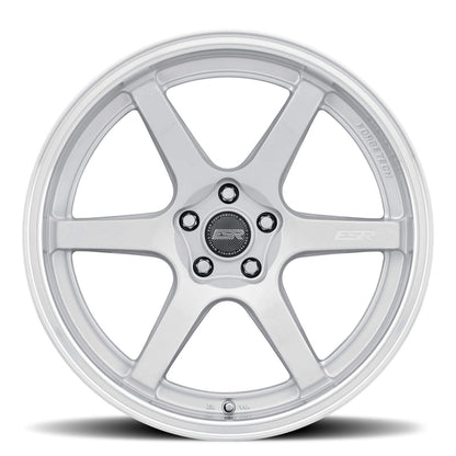 ESR APX6 18X9.5 5X120 +22 72.56 HYPER SILVER MACHINE LIP