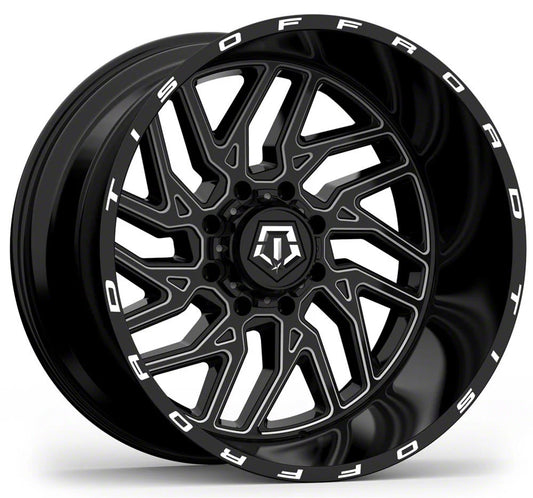 TIS 544BM 20X12 6X135 / 6X139.7 -44mm GL-BLK MACHINED