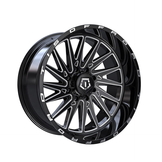 TIS 547BM 20X10 6X139.7/135 -19 106.2 GL-BLK MILLED