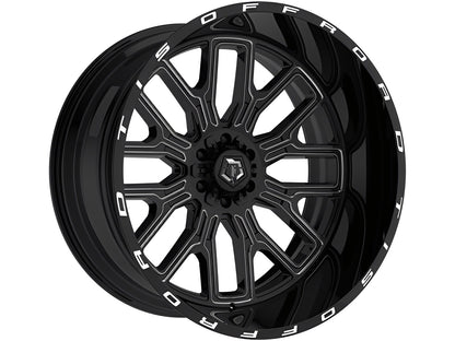 TIS 560BM 20X12 6X139.7/135 -44 106 GL-BLK MILLED