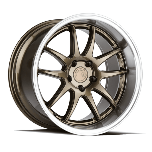 Aodhan DS02 18X9.5 5X114.3 +22 mm BRONZE MACHINED LIP