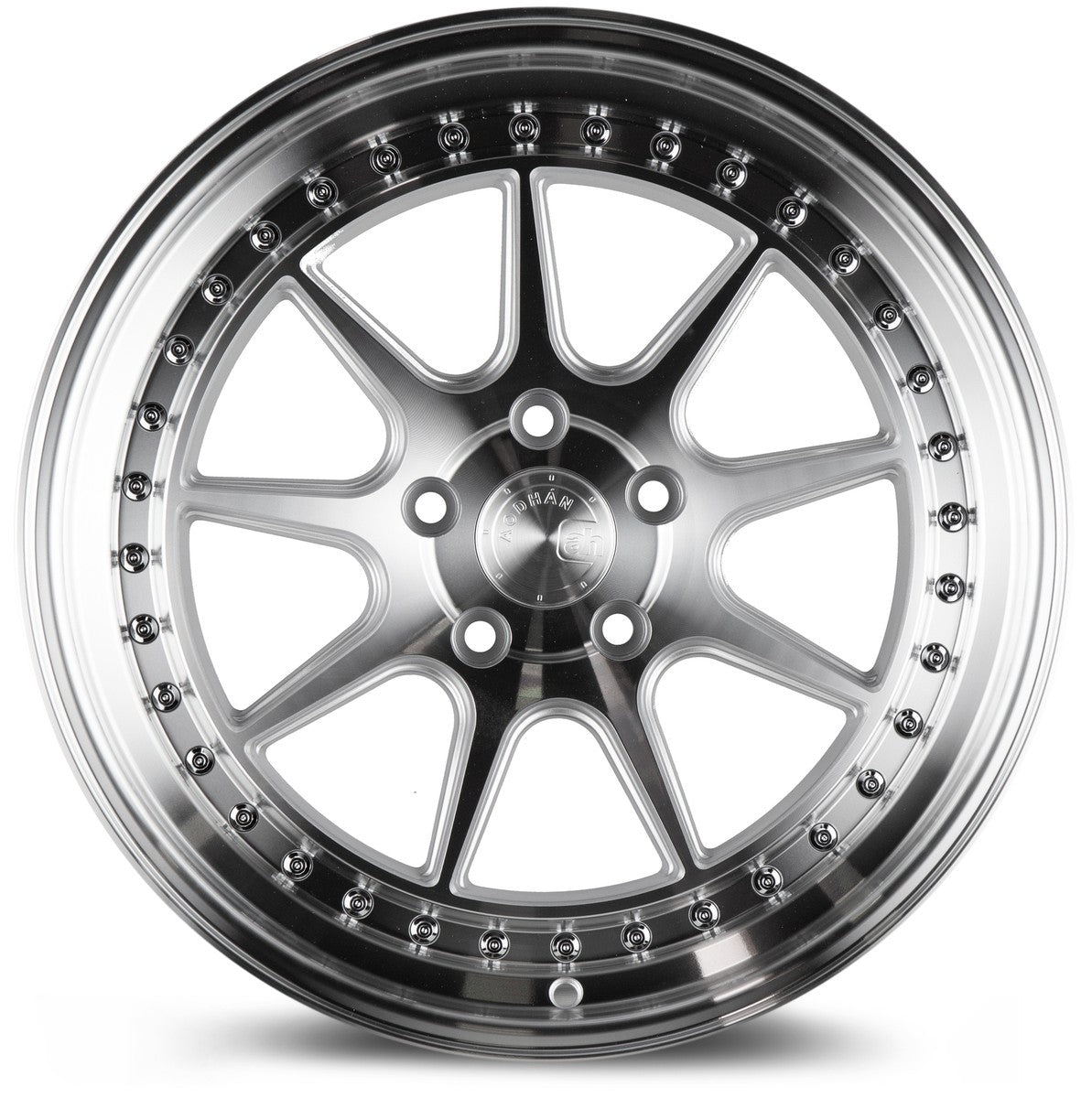 Aodhan DS-X 18X9.5 5X100 +35 Silver Machined Face