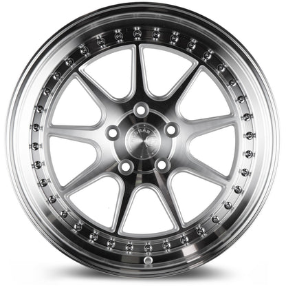 Aodhan DS-X 18X9.5 5X100 +35 Silver Machined Face