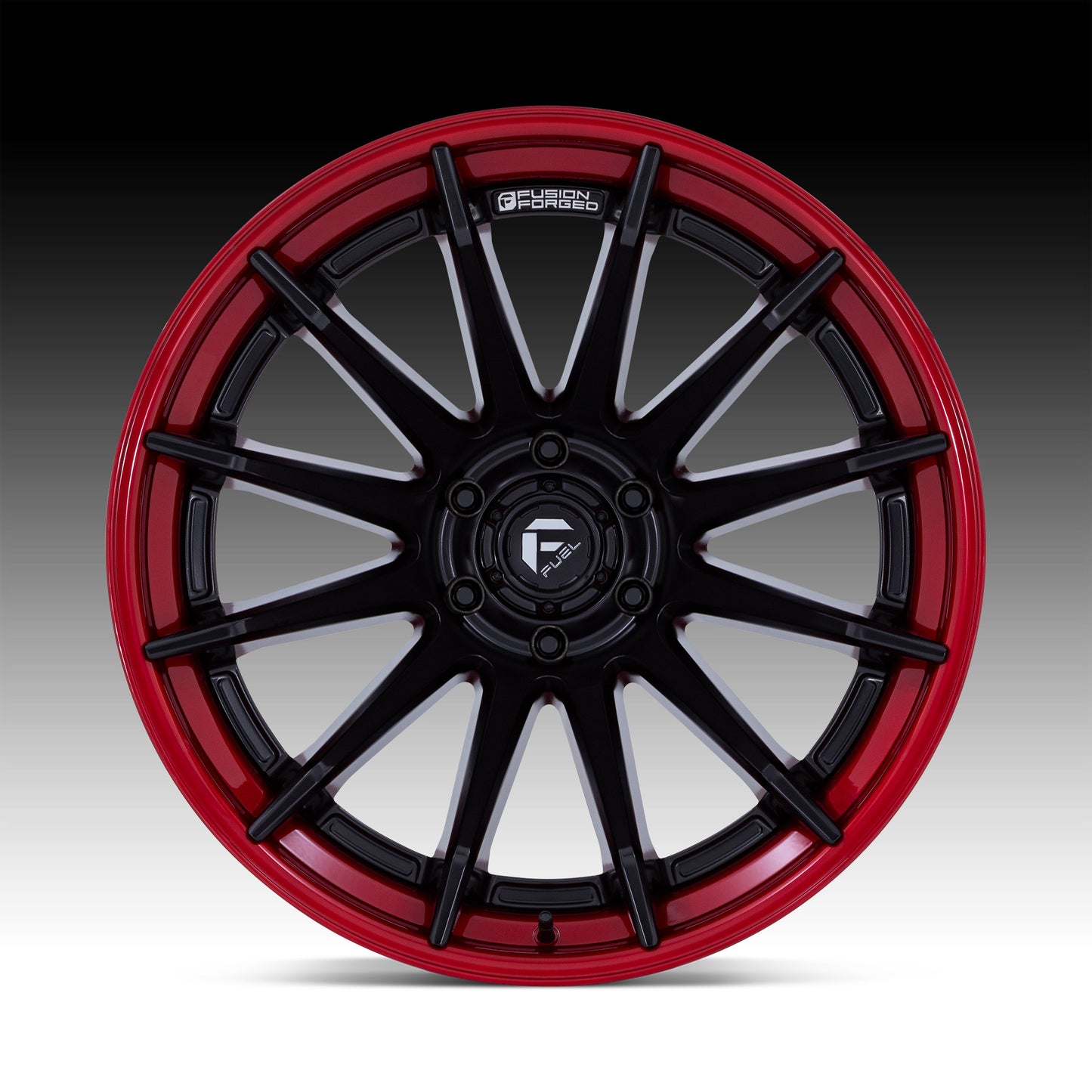 Fuel Burn 20X10 6X5.5 M-BLK RD -18MM