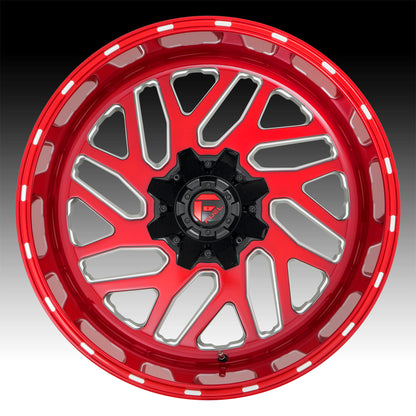 Fuel Triton 20X10 6X135/5.5 BRSH-RED-MIL -19MM