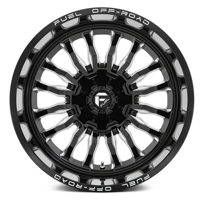 Fuel Arc 22X12 6X135/5.5 G-BLK-MILL -44MM