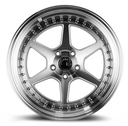 Aodhan DS09 18X9.5 5X4.5 ET22 SILVER MACHINED