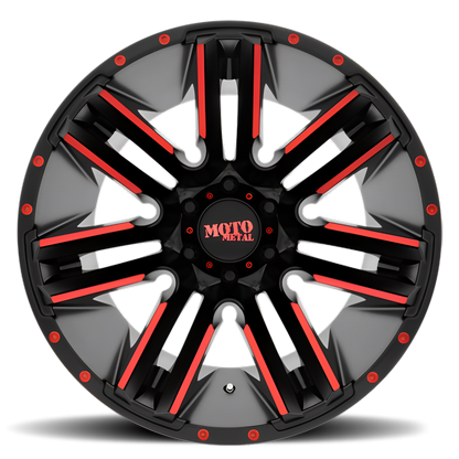 Moto Metal MO978 20X10 6X5.5 S-BLK MCH RTCC -24MM
