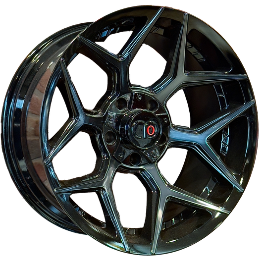 Morpheus Wheels M01 20X10 6X135/139.7 -20 106.1 GL-BLK MACHINED