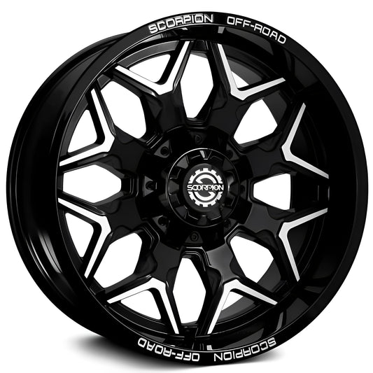 Scorpion Off-Road Defender 20X10 6X114.3/139.7 -19 78 GL-BLK MACHINED