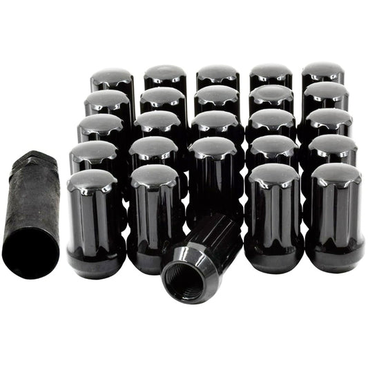 Mr. Lugnut 14x1.5 BLK SPLINE 1.37IN LUG NUTS