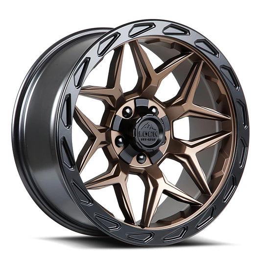 Lock Off-Road Wheels Matrix 20X10 6X135/139.7 -18 106.2 M-BRNZ W M-BLK RING
