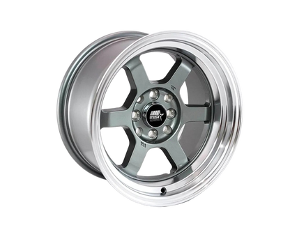 MST Wheels Time Attack 17X9 20mm 5X114.3 73.1 Gunmetal w/Machined Lip