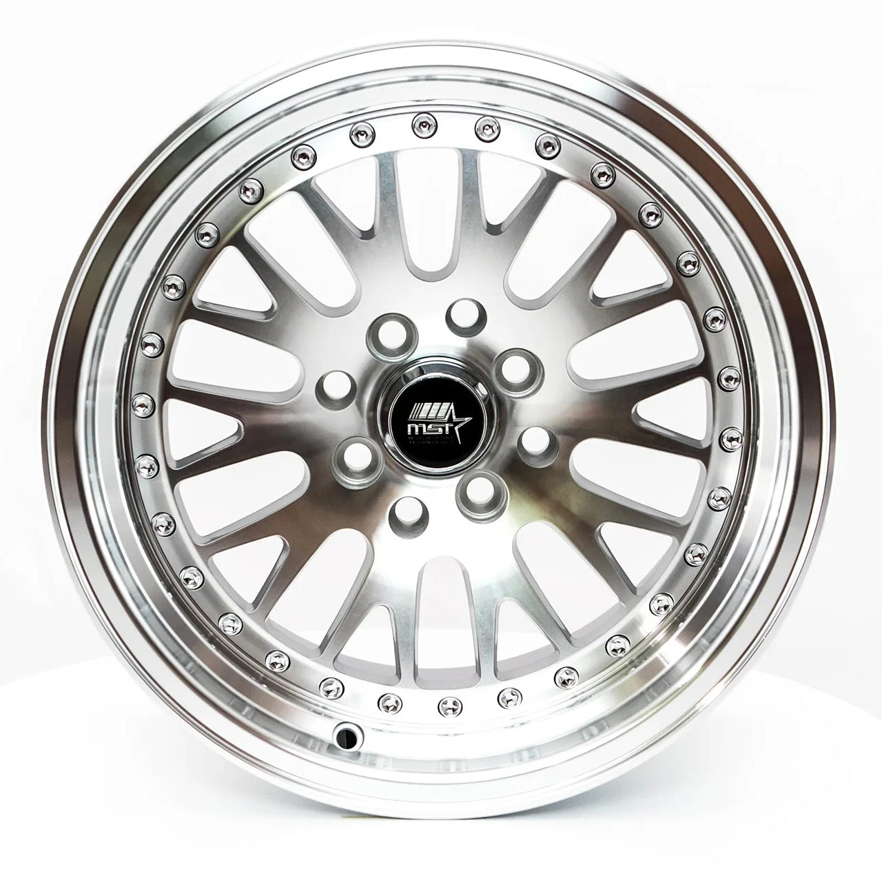 MST Wheels MT10 17X9 20mm 5X100/5X114.3 73.1 Silver w/Machined Lip