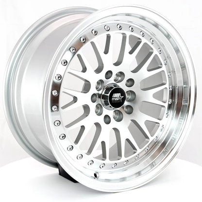 MST Wheels MT10 17X9 20mm 5X100/5X114.3 73.1 Silver w/Machined Lip