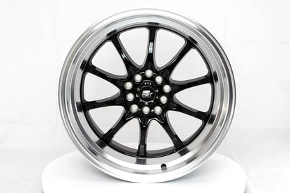 MST Wheels MT11 17X9 20mm 5X100/5X114.3 73.1 Black w/Machined