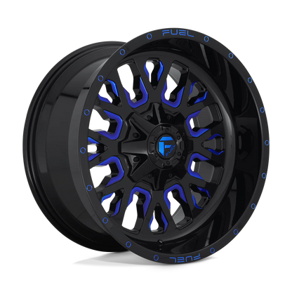 Fuel Stroke 18X9 6X135/5.5 106.1 GL-BLK MILLED BLUE -12
