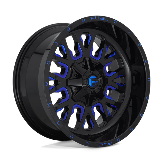 Fuel Stroke 18X9 6X135/5.5 106.1 GL-BLK MILLED BLUE -12