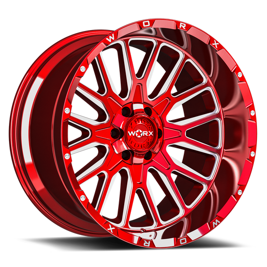 Worx Off-Road 818 20X12 6X135/139.7 106.2 -44 GL-CANDY RED MILLED