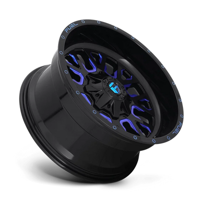Fuel Stroke 18X9 6X135/5.5 106.1 GL-BLK MILLED BLUE -12