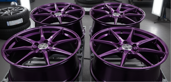 from black to purple