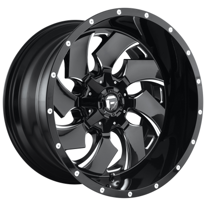 Fuel Cleaver 20X12 8X6.5 125.1 GL-BLK MILLED -44