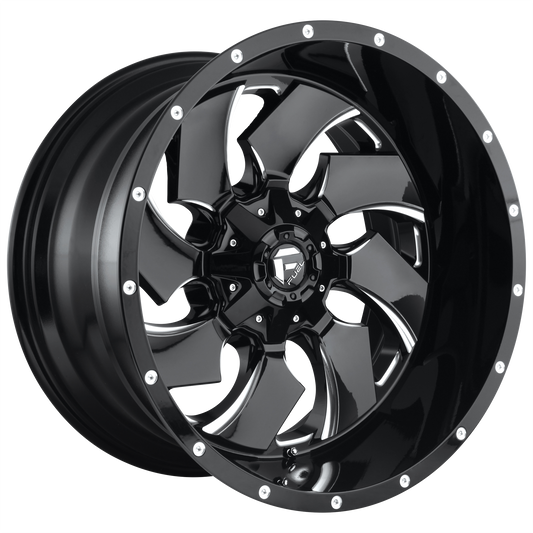 Fuel Cleaver 20X12 8X6.5 125.1 GL-BLK MILLED -44