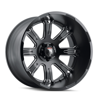 American Truxx Bomb AT154 22X14 8X170 -76 S-BLK MILLED