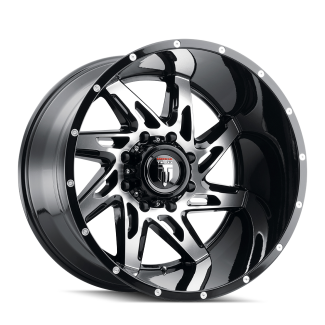 American Truxx Spyder AT183 22X14 8X165.1 -76 GL-BLK MACHINED