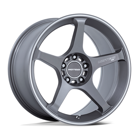 Motegi Battle V 17X9.5 5X4.5 72 +22 GUNMETAL MACHINED LIP