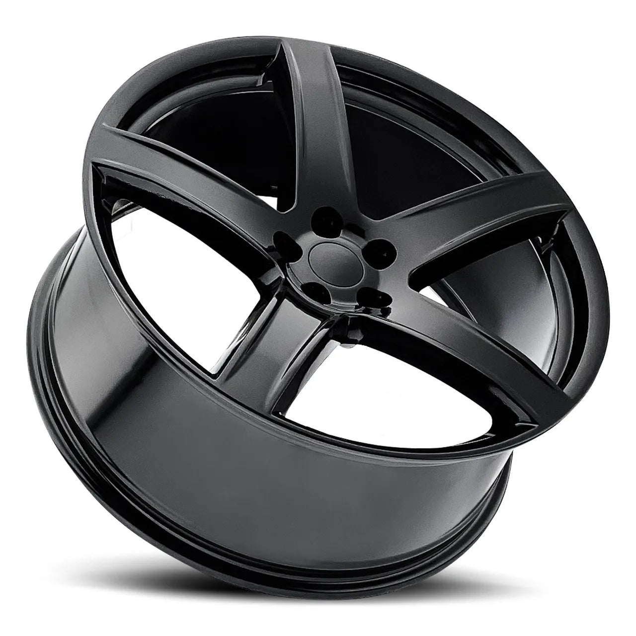 Staggered Charger Replica Wheels 162B 20X9.5 5X115 71.5 15MM/ 20X11 5X115 71.5 22MM G-BLK