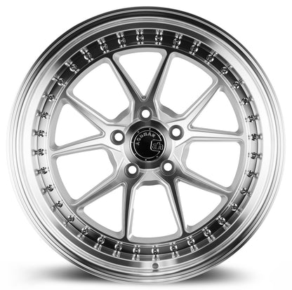 Aodhan DS-08 18X9.5 5X100 +35 Silver Machined Face