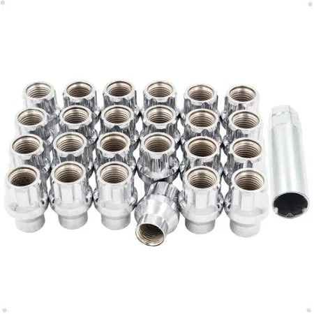 Mr. Lugnut 12x1.5 CHROME SPLINE OPEN LUGS EXTENDED TREAD