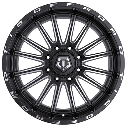 TIS 567BM 22X12 6X139.7/135 -44 106 GL-BLK MILLED